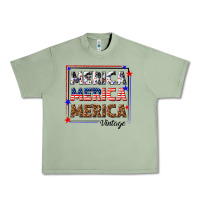Oil Green merica merica merica vintage Urban Heavy Tee - texasbilliewilder