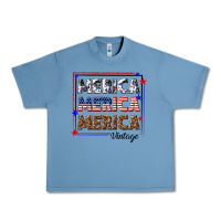 Pebble Blue merica merica merica vintage Urban Heavy Tee - texasbilliewilder