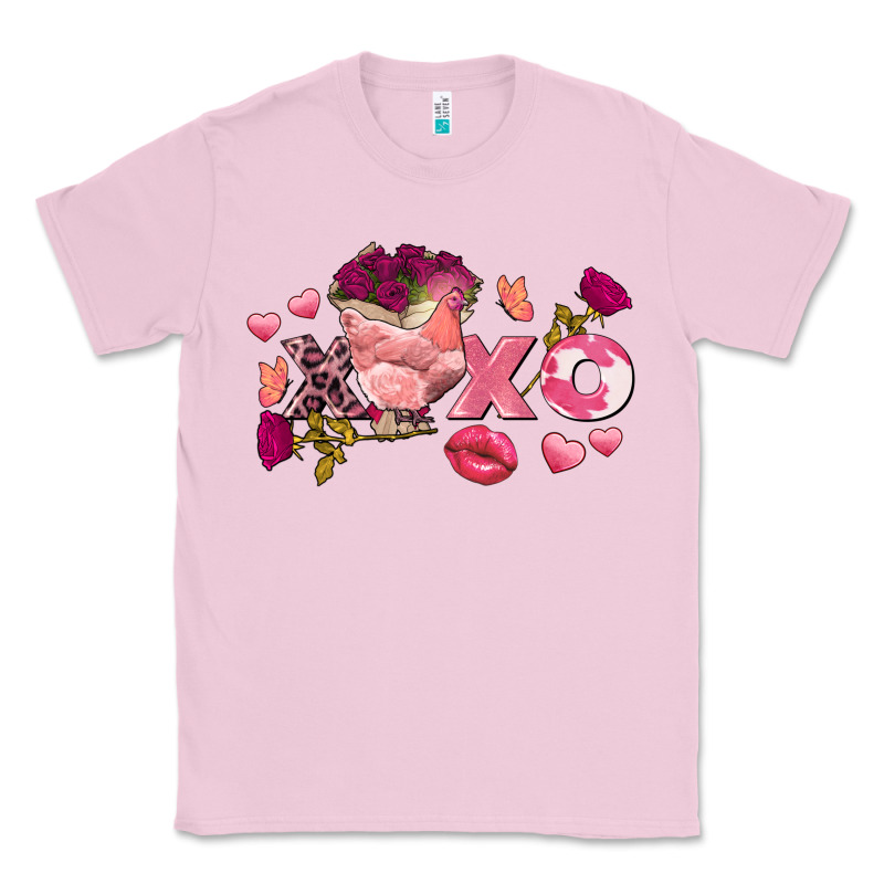 Chicken Valentine's Day Xoxo Classic Tee by FaDigitalArtStudio | Teevron