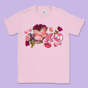 Chicken Valentine's Day Xoxo Classic Tee Designed By Fadigitalartstudio