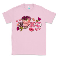 Bubblegum Pink chicken valentine's day xoxo Classic Tee - FaDigitalArtStudio