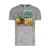 Cloud Rock and they call the thing rodeo Vintage Tee - texasbilliewilder