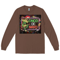 Chestnut cinco de mayo cactus tumbler 3 Long Sleeve Tee - CTS Tumbler Store