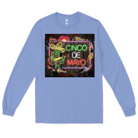 Colony Blue cinco de mayo cactus tumbler 3 Long Sleeve Tee - CTS Tumbler Store