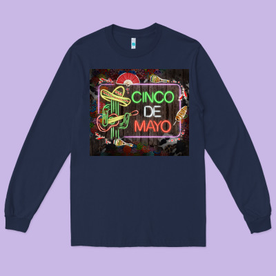 Cinco De Mayo Cactus Tumbler 3 Long Sleeve Tee Designed By Cts Tumbler Store