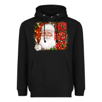 Black christmas ho ho ho santa clause Heavyweight Hoodie - AdoDesignShop