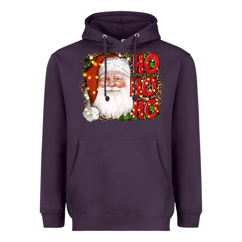 Christmas Ho Ho Ho Santa Clause Heavyweight Hoodie by AdoDesignShop | Teevron