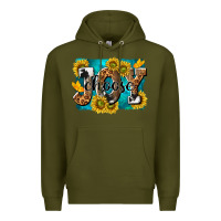 Army Green choose joy Premium Hoodie - NancyCooperArtShop