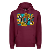 Burgundy choose joy Premium Hoodie - NancyCooperArtShop