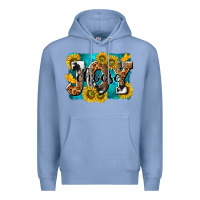 Colony Blue choose joy Premium Hoodie - NancyCooperArtShop