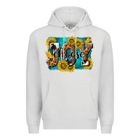 Dove Grey choose joy Premium Hoodie - NancyCooperArtShop