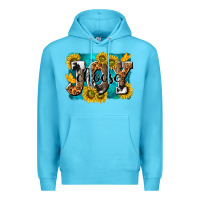 Ocean Blue choose joy Premium Hoodie - NancyCooperArtShop