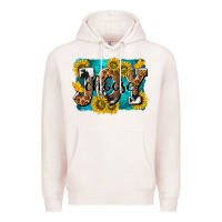 Pale Pink choose joy Premium Hoodie - NancyCooperArtShop