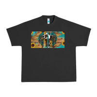 Pigment Black western blessed cros sunflowers licence plate Urban Heavy Tee - RanaPortraitStore