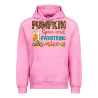 Fuchsia Pink pumpkin spice and everything nice Urban Hoodie - BundleAndBundleShop