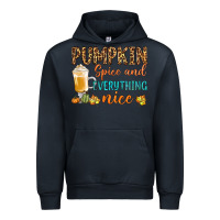 Navy pumpkin spice and everything nice Urban Hoodie - BundleAndBundleShop