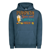 Pigment Midnight Navy pumpkin spice and everything nice Urban Hoodie - BundleAndBundleShop