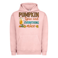Pigment Salmon pumpkin spice and everything nice Urban Hoodie - BundleAndBundleShop