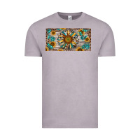 Vintage Zinc western sunflower and gemstone license plate Vintage Tee - RanaPortraitStore