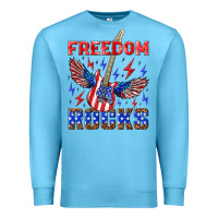 Ocean Blue freedom rocks Premium Sweatshirt - NancyCooperArtShop