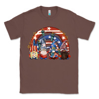 Chestnut 4th of July rainbow with gnomes Classic Tee - CowGirlArtShop