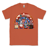 Copper 4th of July rainbow with gnomes Classic Tee - CowGirlArtShop