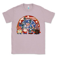 Lilac 4th of July rainbow with gnomes Classic Tee - CowGirlArtShop