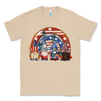 Mushroom 4th of July rainbow with gnomes Classic Tee - CowGirlArtShop