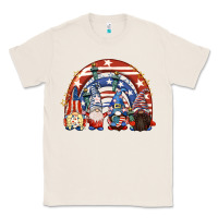 Natural 4th of July rainbow with gnomes Classic Tee - CowGirlArtShop