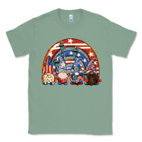 Sage 4th of July rainbow with gnomes Classic Tee - CowGirlArtShop