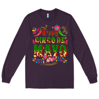 Plum happy cinco de mayo Long Sleeve Tee - CTS Tumbler Store