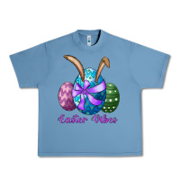 Pebble Blue easter bunny ear eggs easter vibes Urban Heavy Tee - RanaPortraitStore