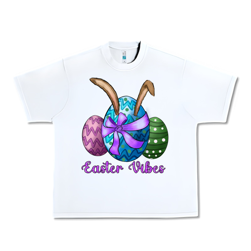Easter Bunny Ear Eggs Easter Vibes Urban Heavy Tee by RanaPortraitStore | Teevron