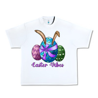 White easter bunny ear eggs easter vibes Urban Heavy Tee - RanaPortraitStore