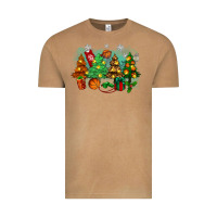 Vintage Camel christmas trees with basketball Vintage Tee - Zillion Design Studio