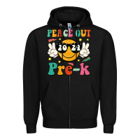 Black peace out 2024 pre k Zipper Hoodie - JahusDesignShop