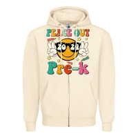 Sandshell peace out 2024 pre k Zipper Hoodie - JahusDesignShop