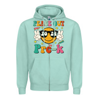 Seafoam peace out 2024 pre k Zipper Hoodie - JahusDesignShop