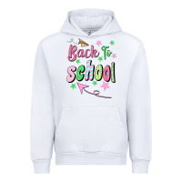 White Back To School Urban Hoodie - BundleAndBundleShop