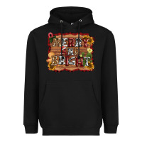 Merry And Bright Heavyweight Hoodie | Teevron