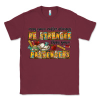 Burgundy may your coffe always be stronger than your passengers Classic Tee - CowhideDigitalArt