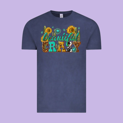Beautiful Crazy Vintage Tee Designed By Texasbilliewilder