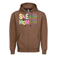 Chestnut she is mom Zipper Hoodie - JahusDesignShop