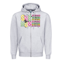 Heather Grey she is mom Zipper Hoodie - JahusDesignShop