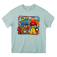 Arona leopard frame firefighter mama Mother's Day Heavy Core Tee - LillyAllenDesigns