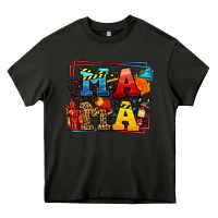 Asphalt leopard frame firefighter mama Mother's Day Heavy Core Tee - LillyAllenDesigns