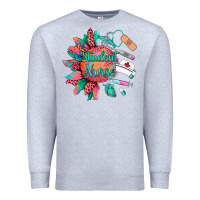 Heather Grey western student nurse medical instruments Premium Sweatshirt - BarkalooDesign