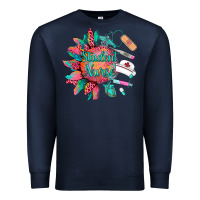Navy western student nurse medical instruments Premium Sweatshirt - BarkalooDesign