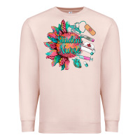 Pale Pink western student nurse medical instruments Premium Sweatshirt - BarkalooDesign