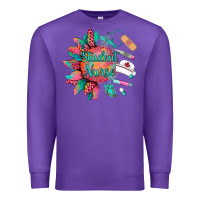 Purple western student nurse medical instruments Premium Sweatshirt - BarkalooDesign